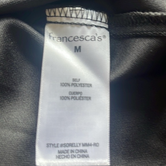 Francesca’s - red floral mini dress - size M - Picture 6 of 7